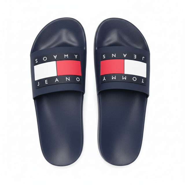 Tommy Jeans Logo-decorated swimming pool slippers SLM23 - Runner