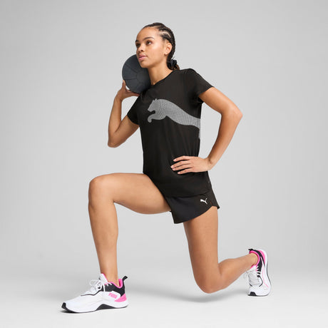 Train All Day Big Logo Tee Women - Runner