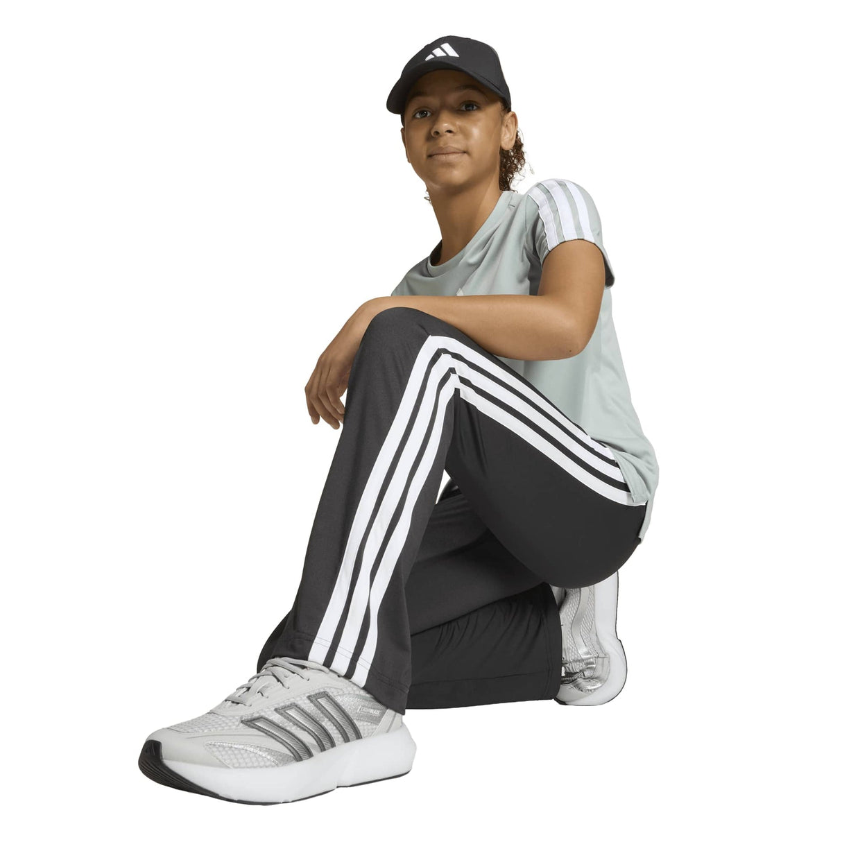 Train Essentials 3 - Stripes Flared Leggings - Runner