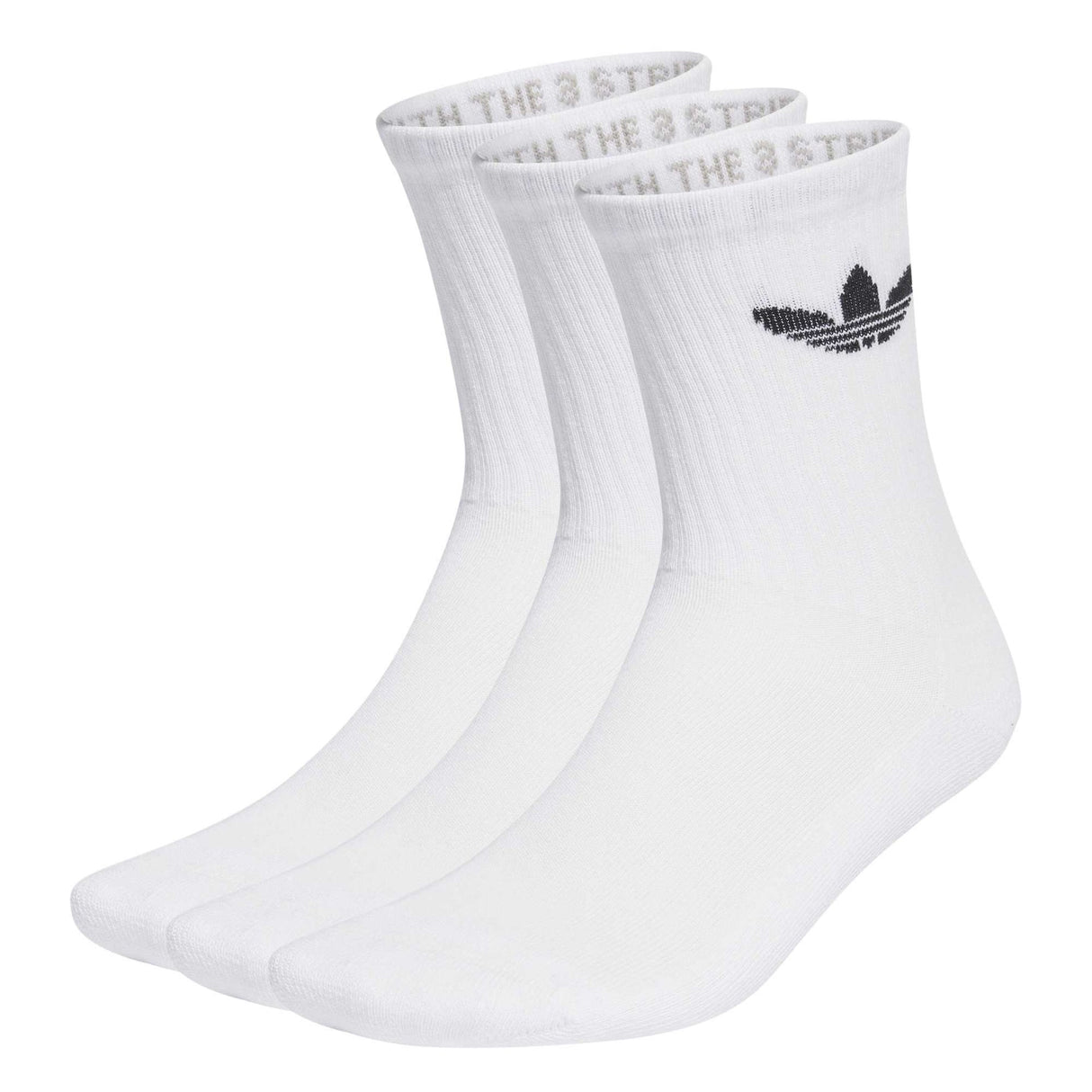 Trefoil Cushion Crew Socks 3 Pairs - Runner
