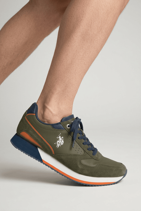 US POLO Nobil3 Dark Green POM15 - Runner