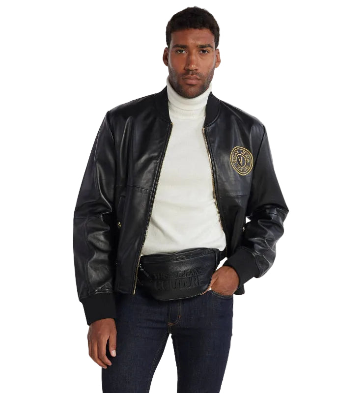 VERSACE COUTURE MARSUPIO IN PELLE CON LOGO VB9 - Runner