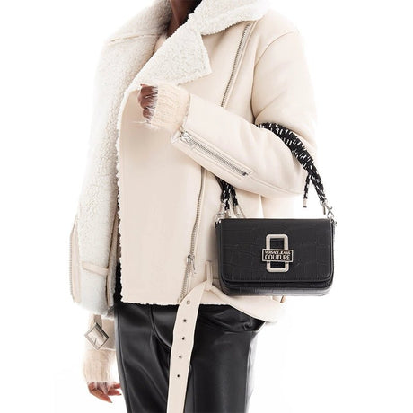 Versace Jeans Logo Twist - Handbag - Black - VB8 - Runner