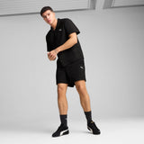 WARDROBE Essentials Seersucker Relaxed Shorts 6 Men - Runner