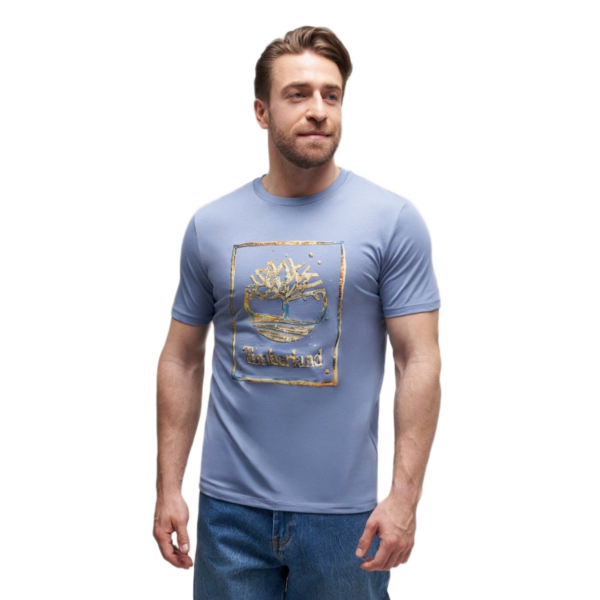 Water Stack Logo Short Sleeve Tee - Runner