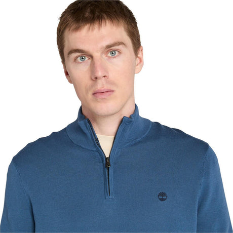 Williams River Cotton 1/4 Zip Sweater - Runner