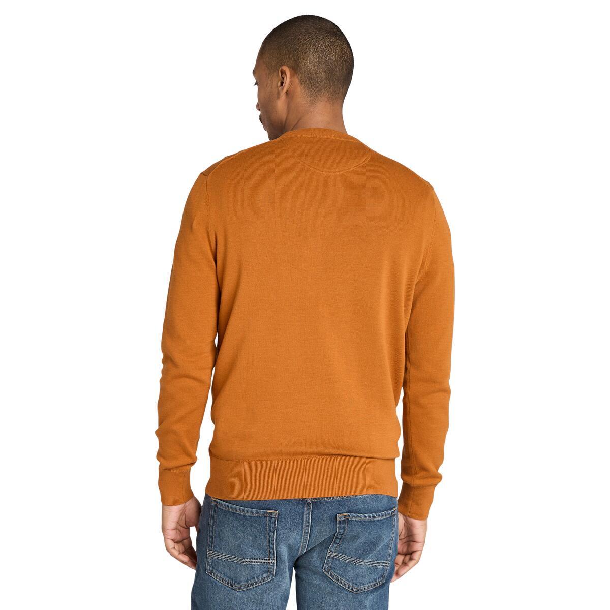 Williams River Cotton Sweater Leather - Runner