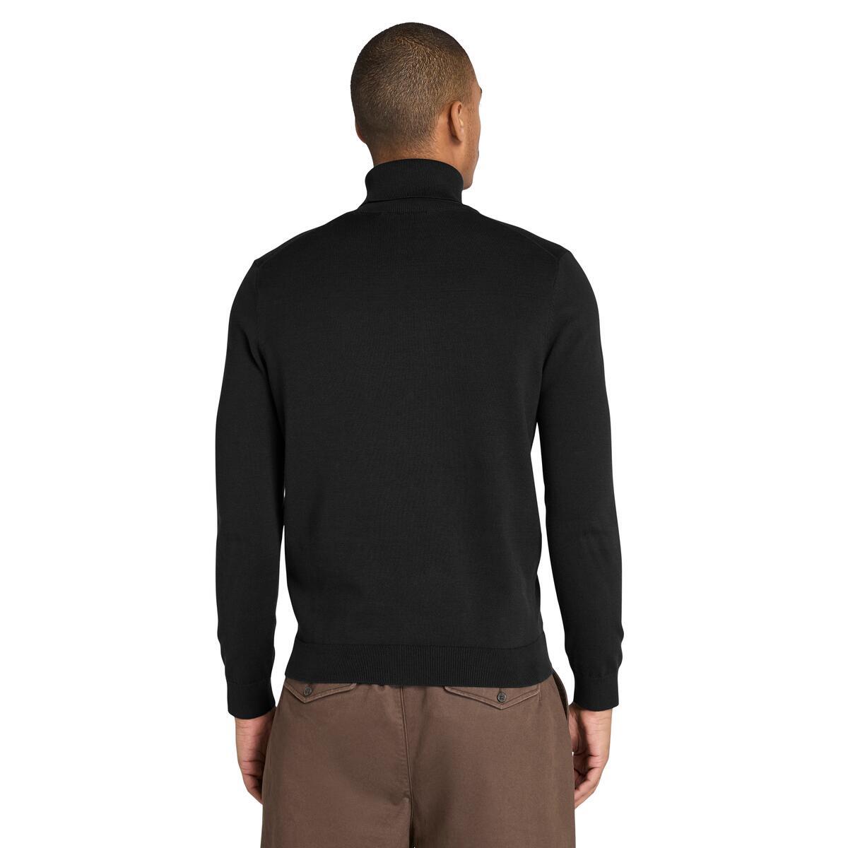 Williams River Turtle Neck Cotton Sweater - Runner