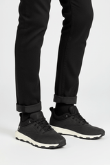 WINSOR PARK LOW LACE UP SNEAKER BLACK KNIT - Runner