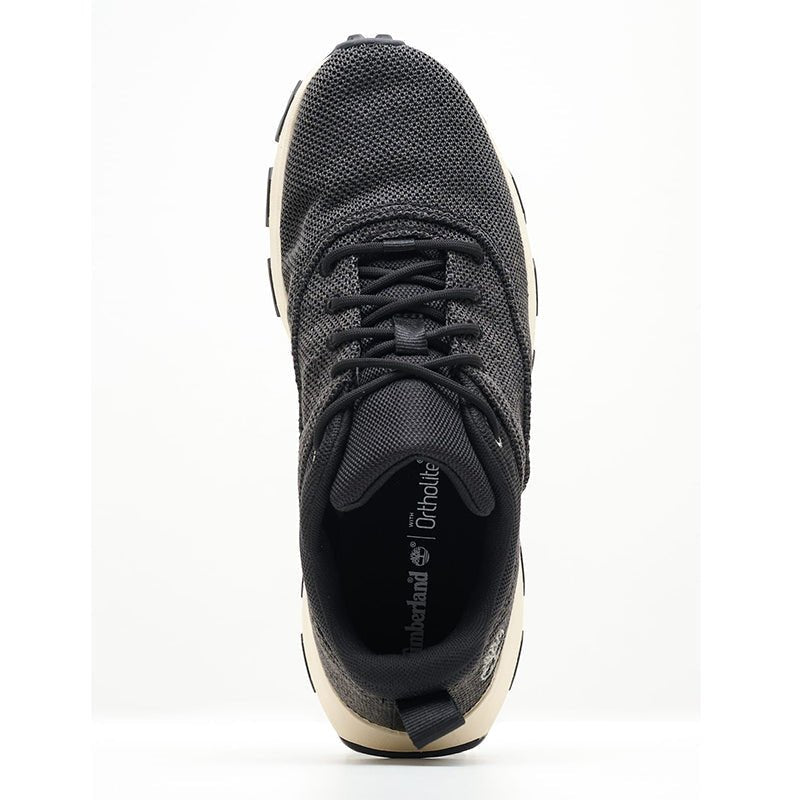 WINSOR PARK LOW LACE UP SNEAKER BLACK KNIT - Runner