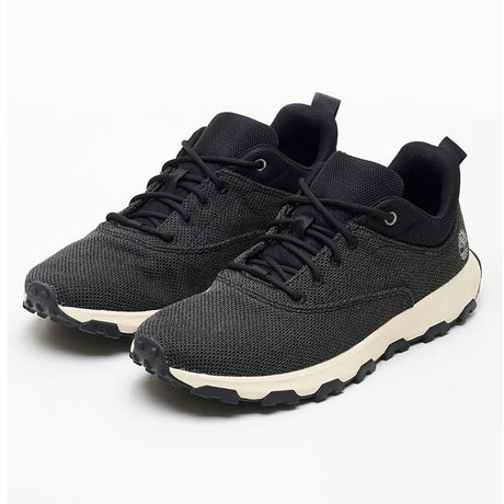 WINSOR PARK LOW LACE UP SNEAKER BLACK KNIT - Runner