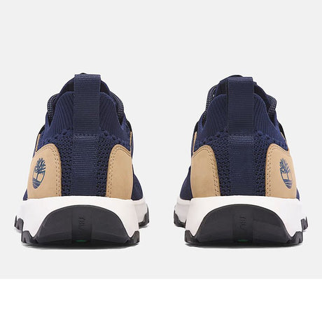 WINSOR TRAIL LOW LACE UP SNEAKER DARK BLUE KNIT - Runner