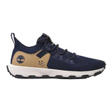 WINSOR TRAIL LOW LACE UP SNEAKER DARK BLUE KNIT - Runner