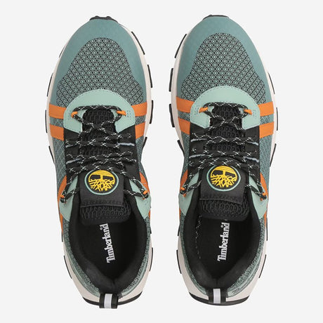 WINSOR TRAIL LOW LACE UP SNEAKER LIGHT GREEN MESH - Runner