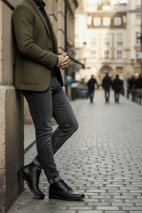 Woodhull Mid Lace Up Chukka Boot - Runner
