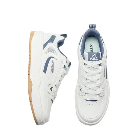 XTEP Men's Skateboarding Shoes Canvas White/Blue310017 - 6 XEM10 - Runner