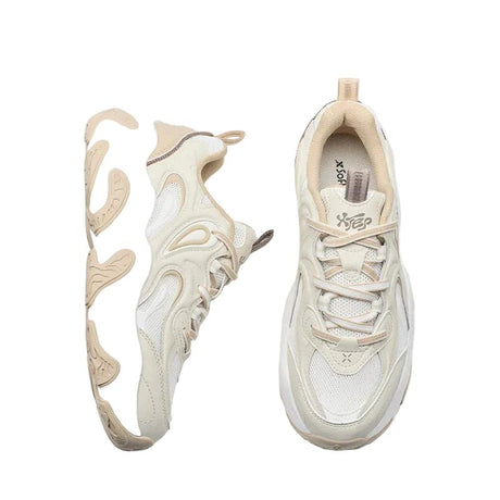 XTEP Petal 3.0 Women's Casual Shoes White Tea/Canvas White 320008 - 19 XEW6 - Runner