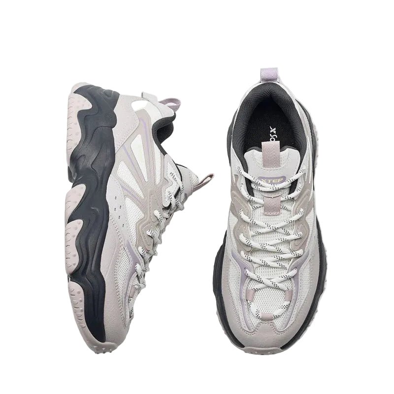 XTEP Women's Casual Shoes Shady Grey/Canvas White 320016 - 1 XEW13 - Runner