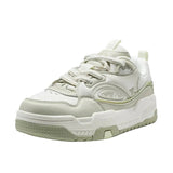 XTEP Women's Skateboarding Shoes Canvas White/Grey/Faint Grey 310028 - 4 XEW17 - Runner