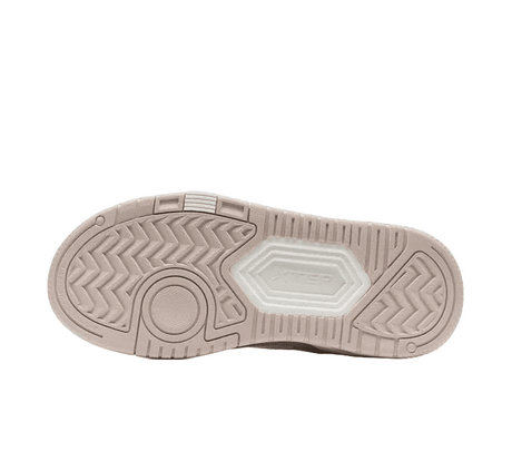 XTEP Women's Skateboarding Shoes Canvas White/Misty Brown/Tea Brown 310028 - 7 XEW15 - Runner