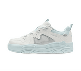 XTEP Women's Skateboarding Shoes Canvas White/Moonstone Blue/Silver 310014 - 3 XEW8 - Runner