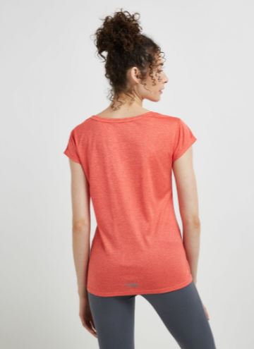 Skechers Round Neck Short Sleeves T-Shirt Orange